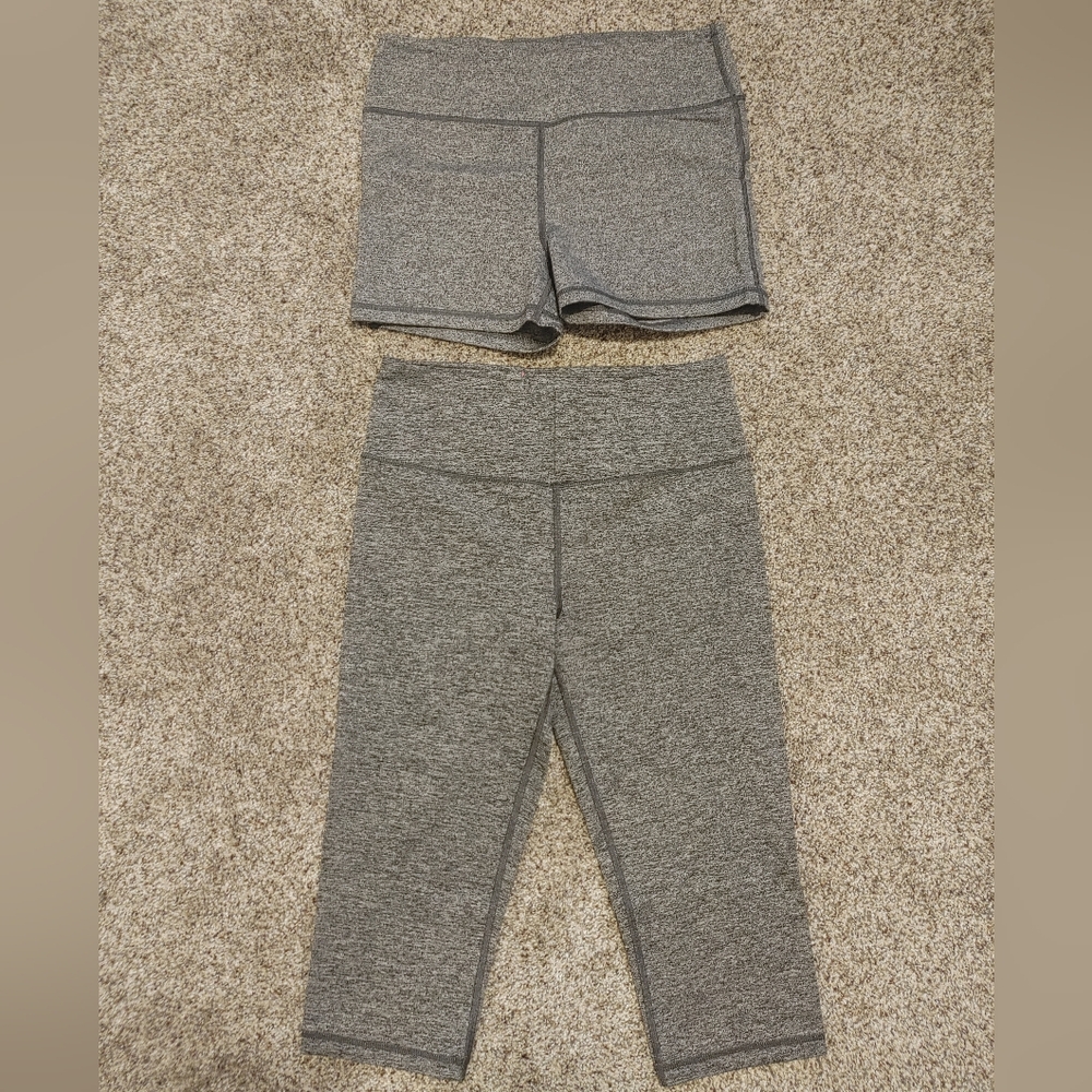 Victoria's secret sport knockout shorts and cropped leggings